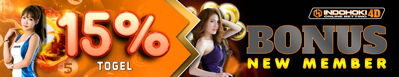 BONUS NEW MEMBER TOGEL 15% INDOHOKI4D